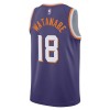 Män Phoenix Suns Tröja Yuta Watanabe Nike 2023-24 Icon Edition Lila Swingman